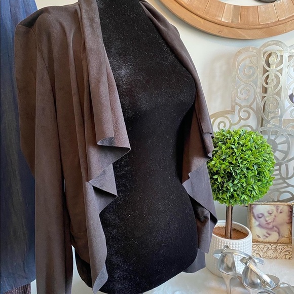 HALSTON SUEDE JACKET XS - Picture 4 of 7